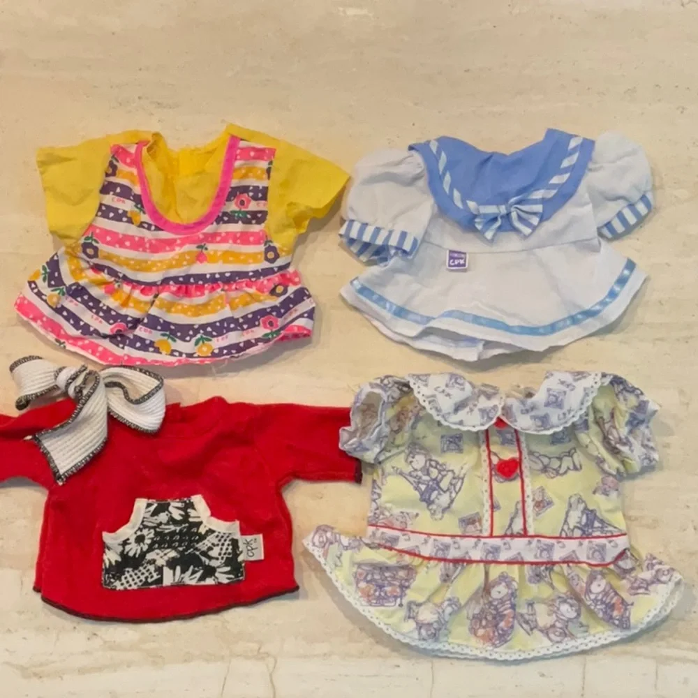 Cabbage Patch Kids Doll CPK Dolls Clothes Clothing Lot Vintage 1990s Outfits